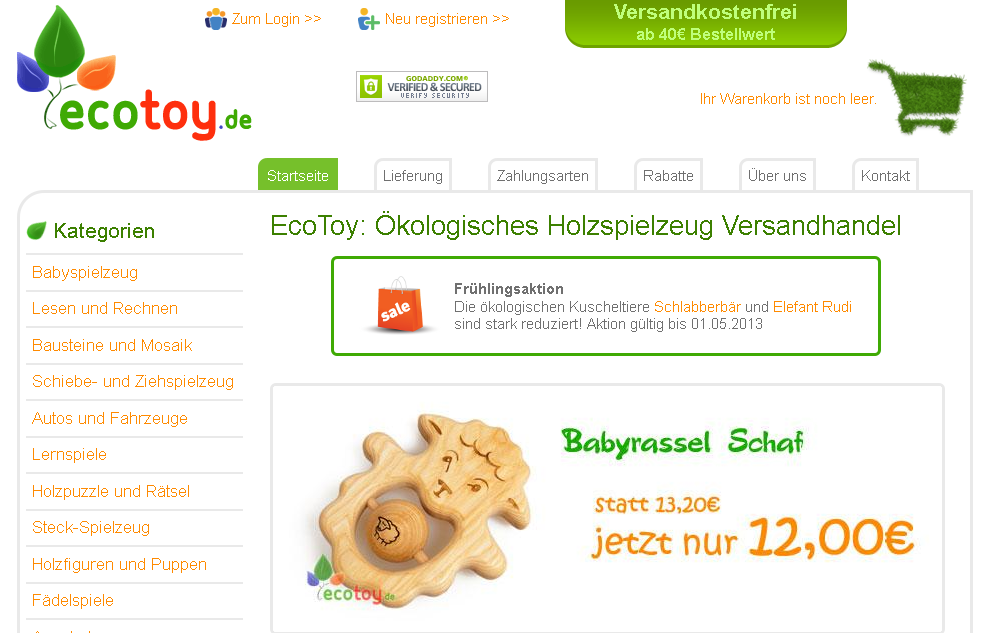 ecotoy.de Screenshot
