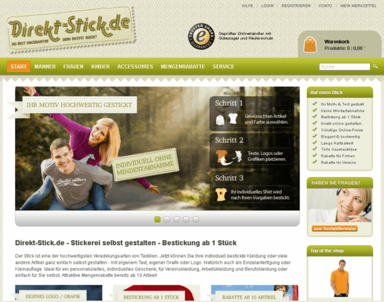Direkt-Stick.de Screenshot