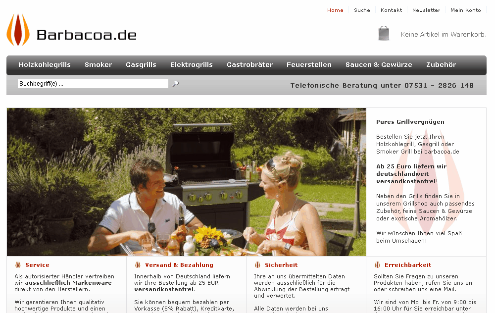 Barbacoa.de Screenshot
