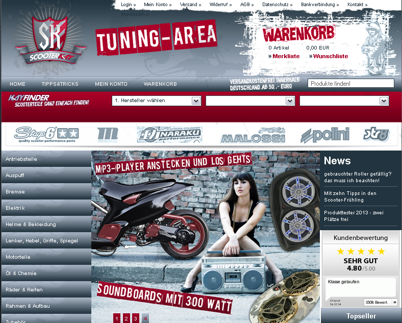 Scooterkay.de Screenshot