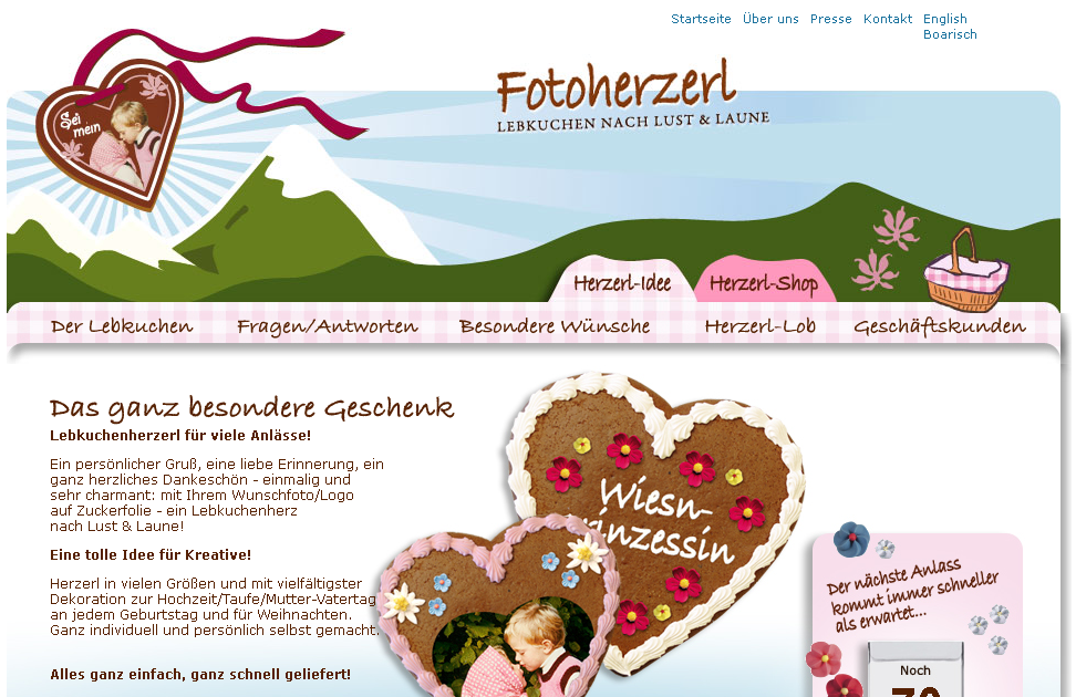 Fotoherzerl Screenshot