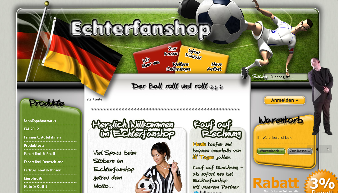 echterfanshop.de Screenshot