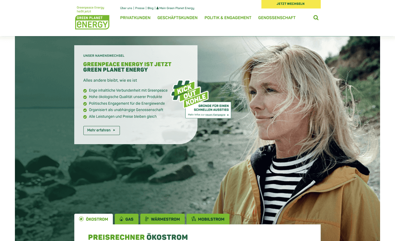 GREEN PLANET ENERGY Screenshot