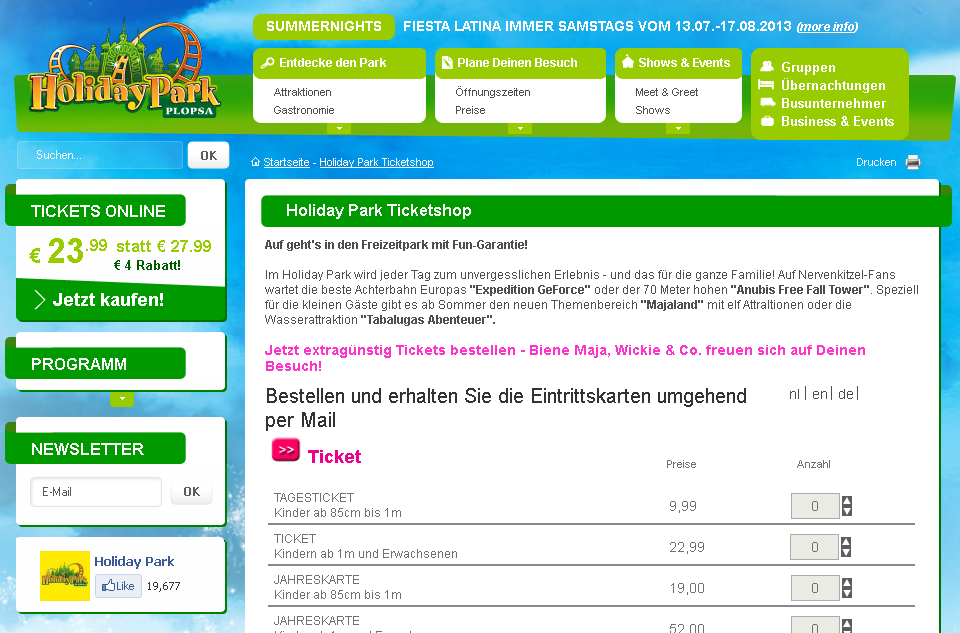 Holiday Park Screenshot