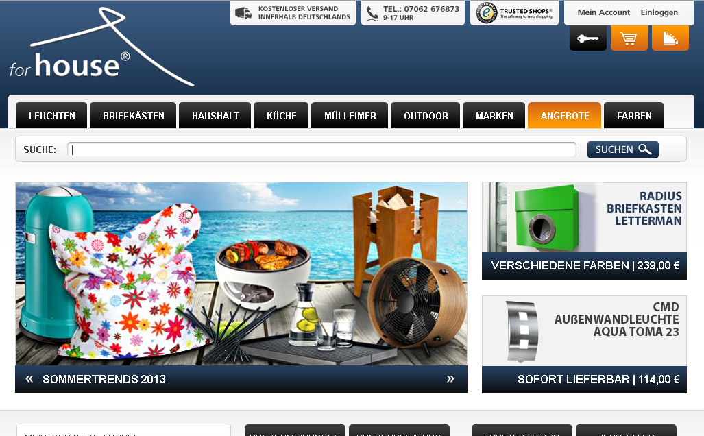 forhouse.de Screenshot