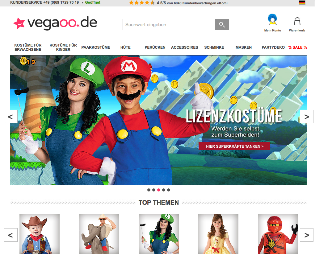 Vegaoo Screenshot