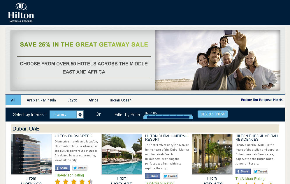 Hilton Screenshot