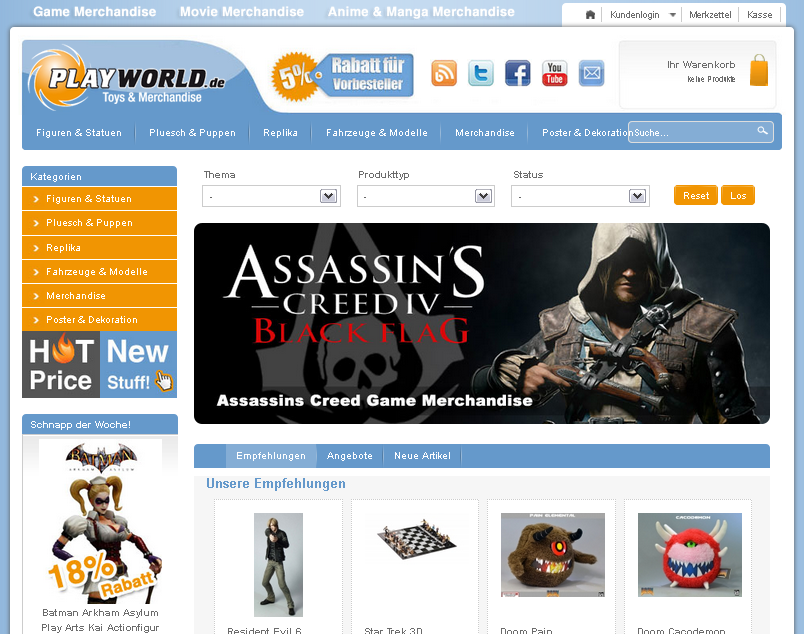 Playworld.de Screenshot