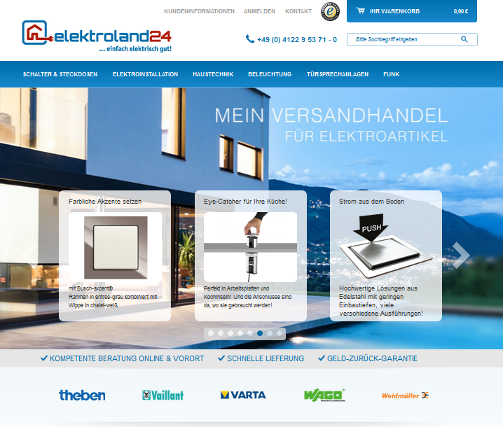 elektroland24.de Screenshot