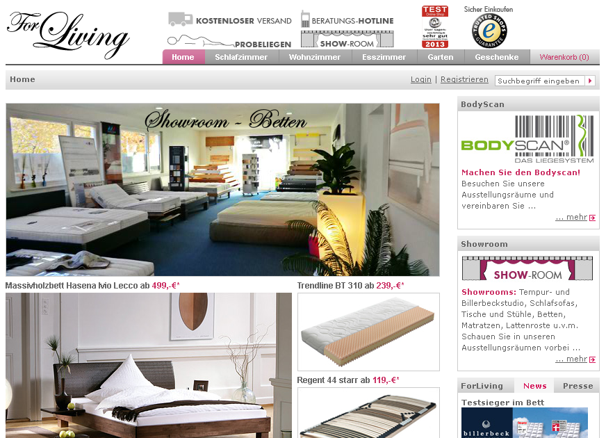 forliving.de Screenshot