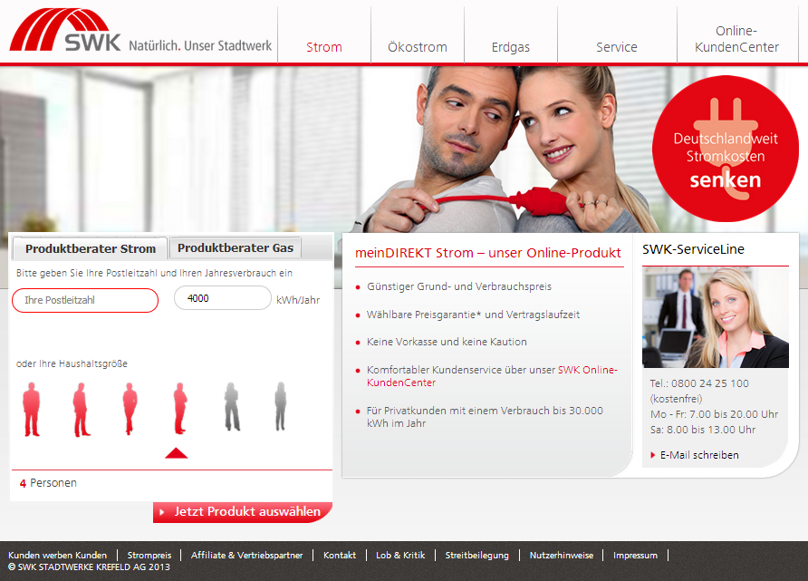 SWK.de Screenshot