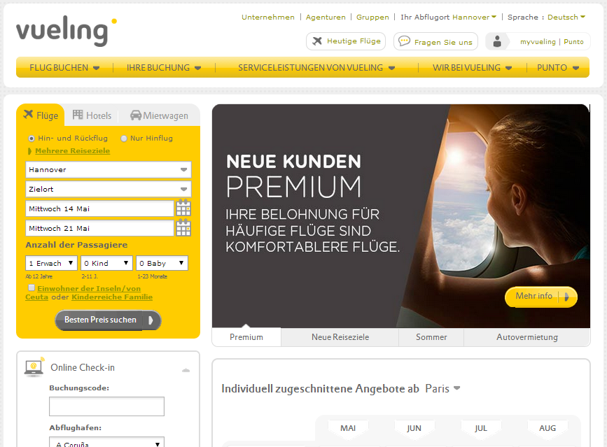 Vueling Screenshot