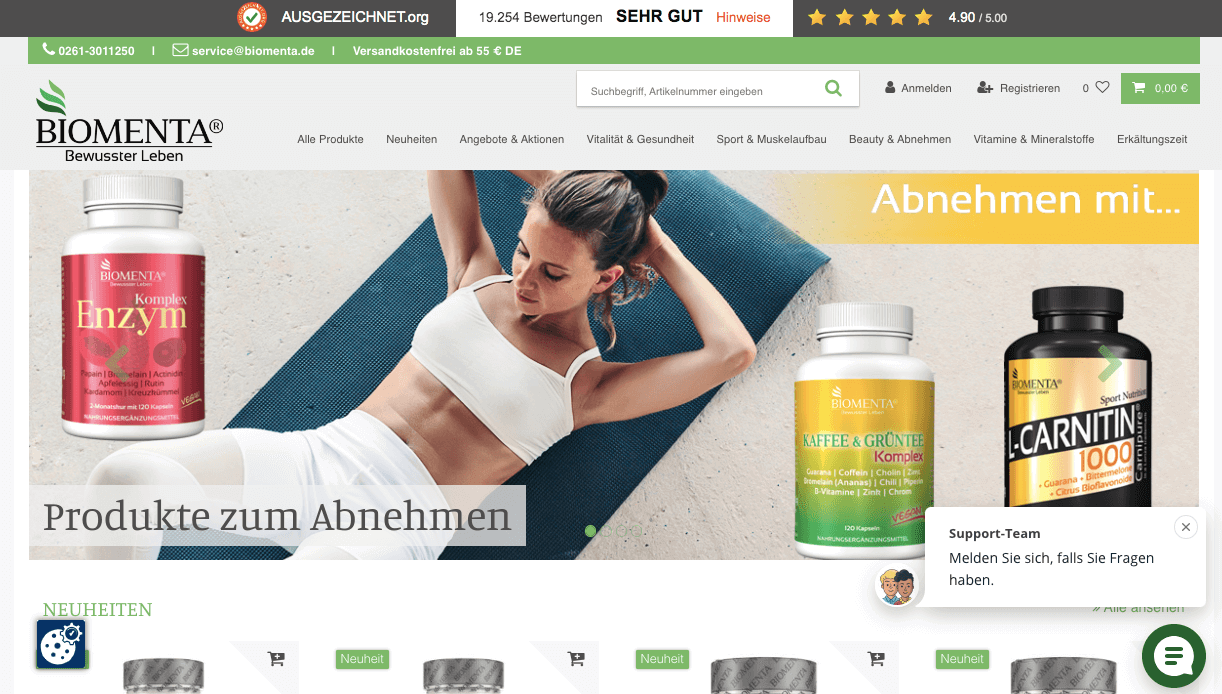 Biomenta Screenshot