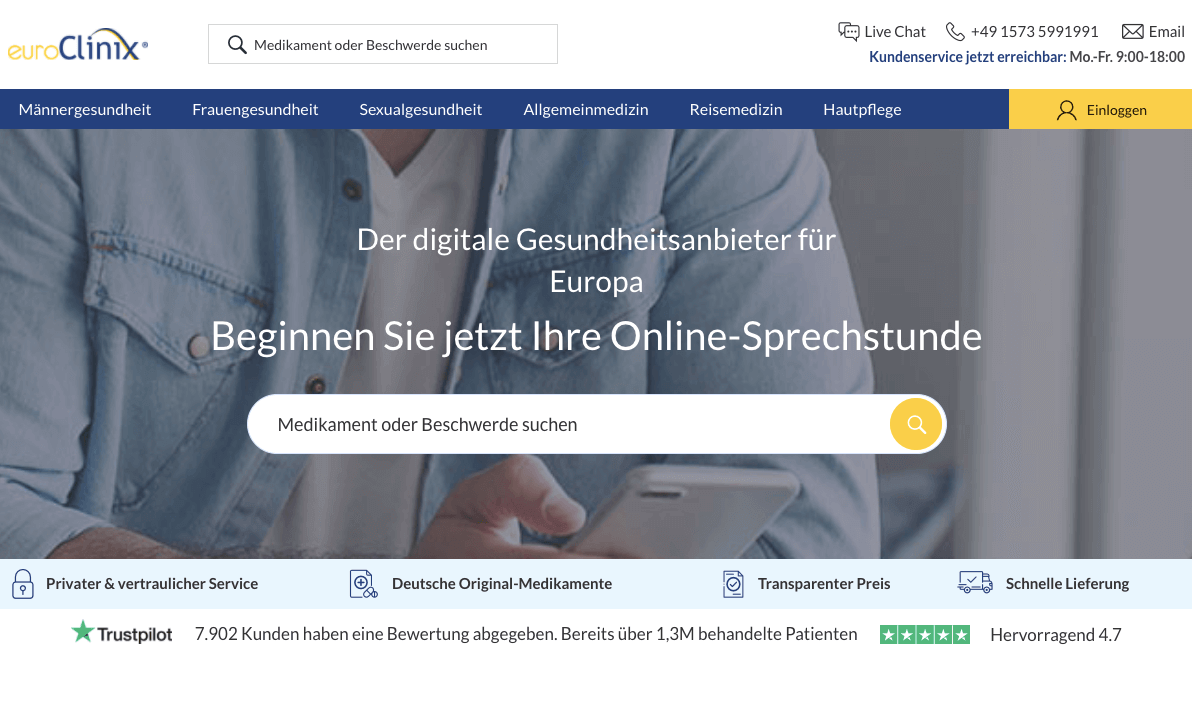 euroClinix Screenshot