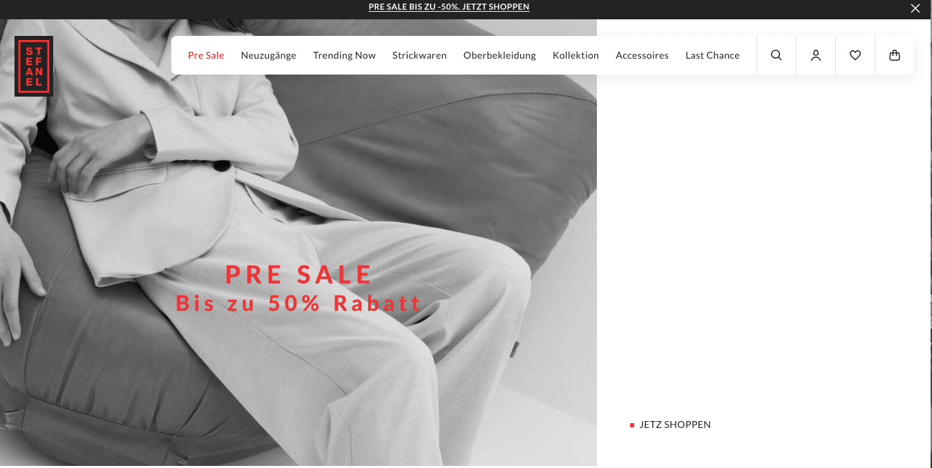 Stefanel Screenshot