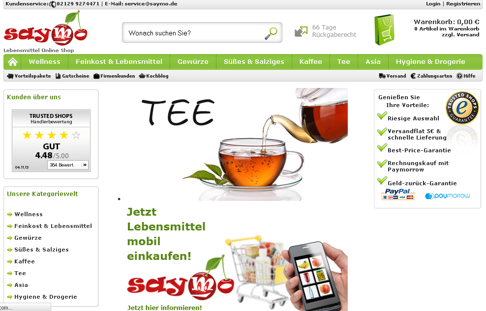 saymo.de Screenshot