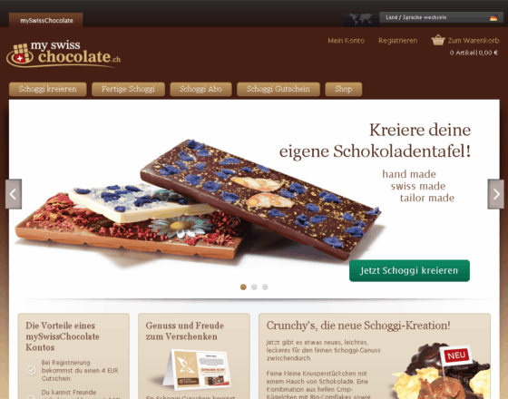 myswisschocolate Screenshot