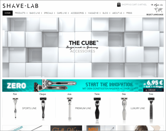Shave-Lab Screenshot