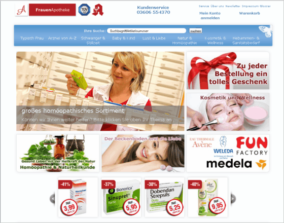 Frauenapotheke Screenshot