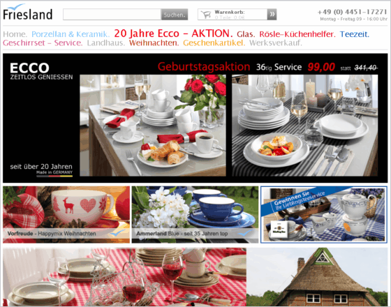 Friesland Porzellan Screenshot