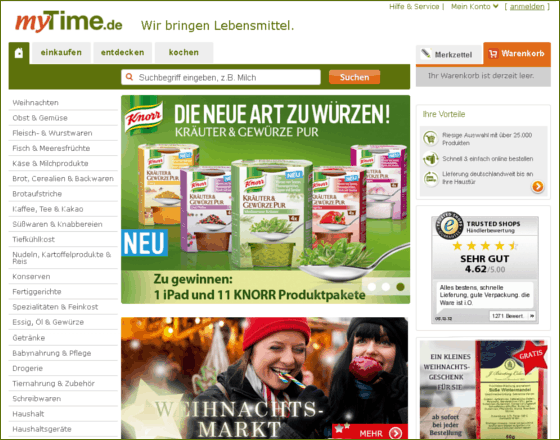 myTime.de Screenshot