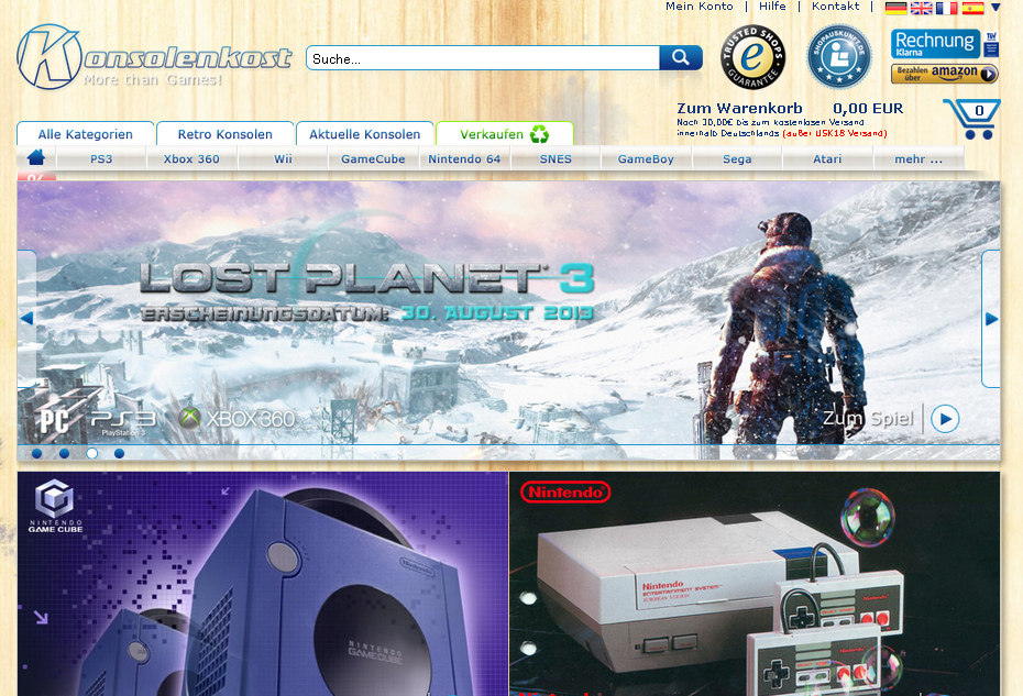 Konsolenkost Screenshot