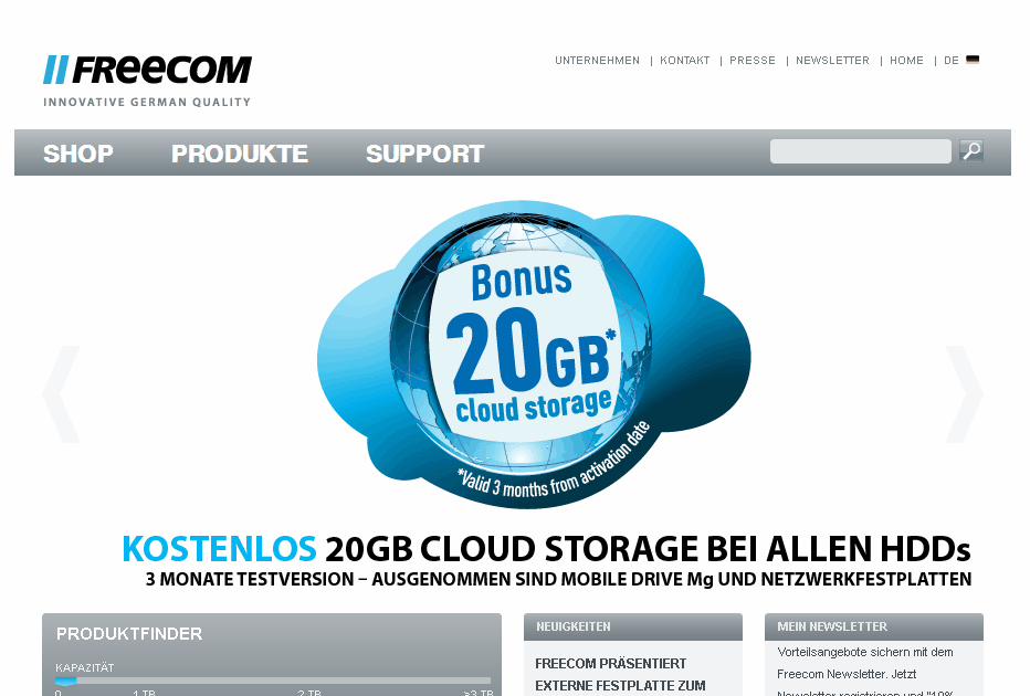 Freecom Screenshot