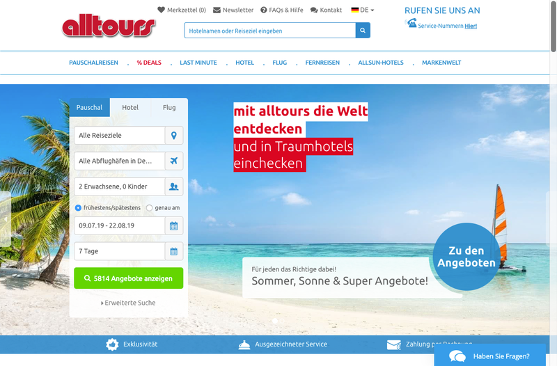 alltours Screenshot