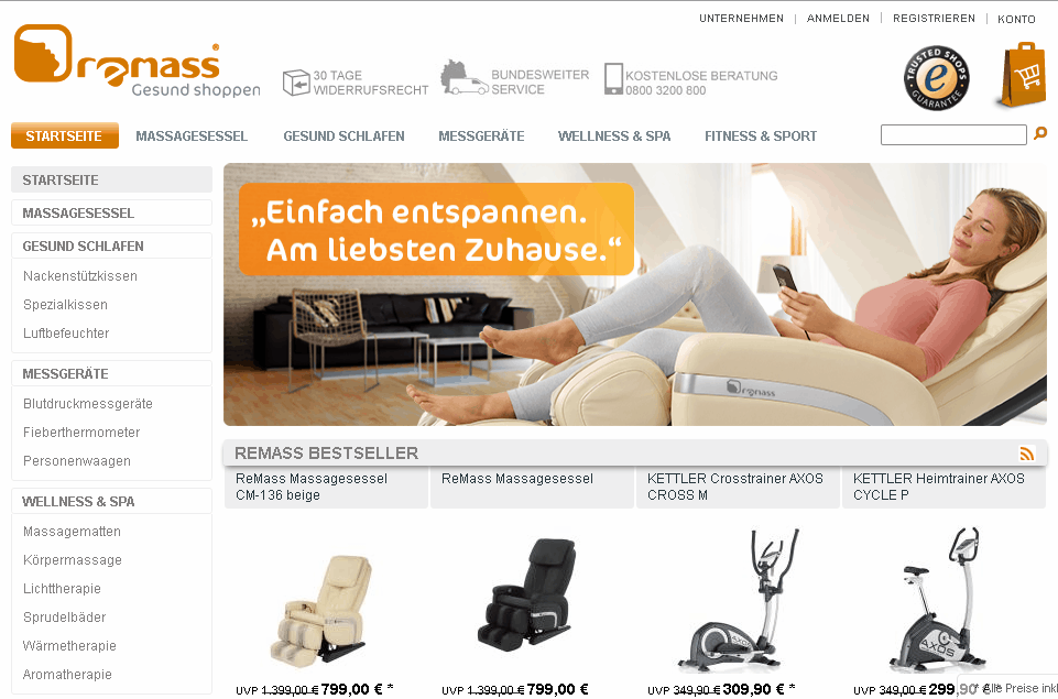 ReMass.de Screenshot