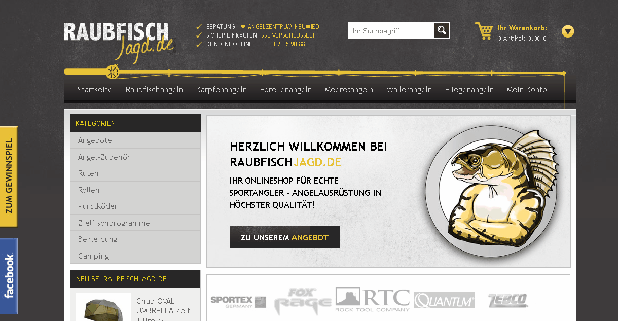 Raubfischjagd.de Screenshot