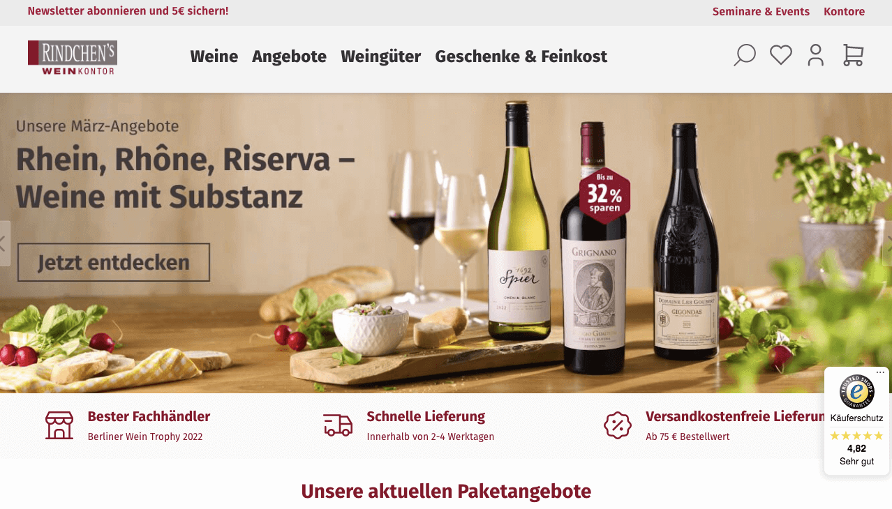 rindchen.de Screenshot