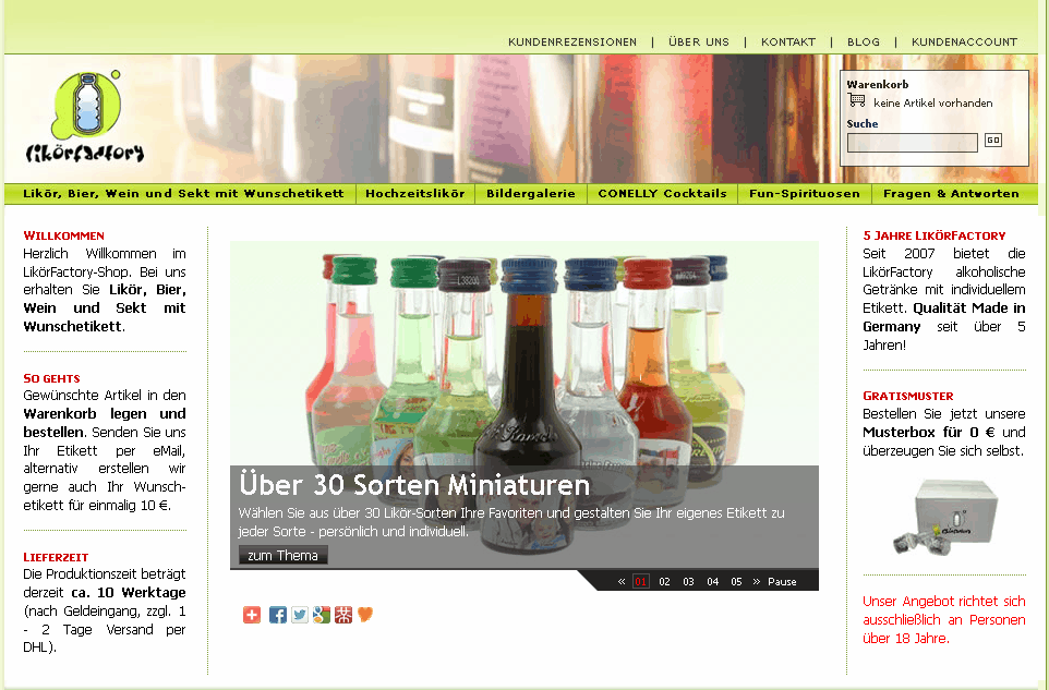 LikörFactory Screenshot