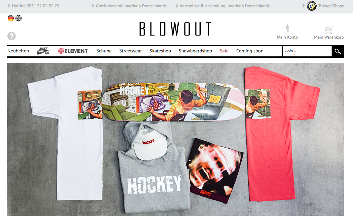 Blowoutshop Screenshot