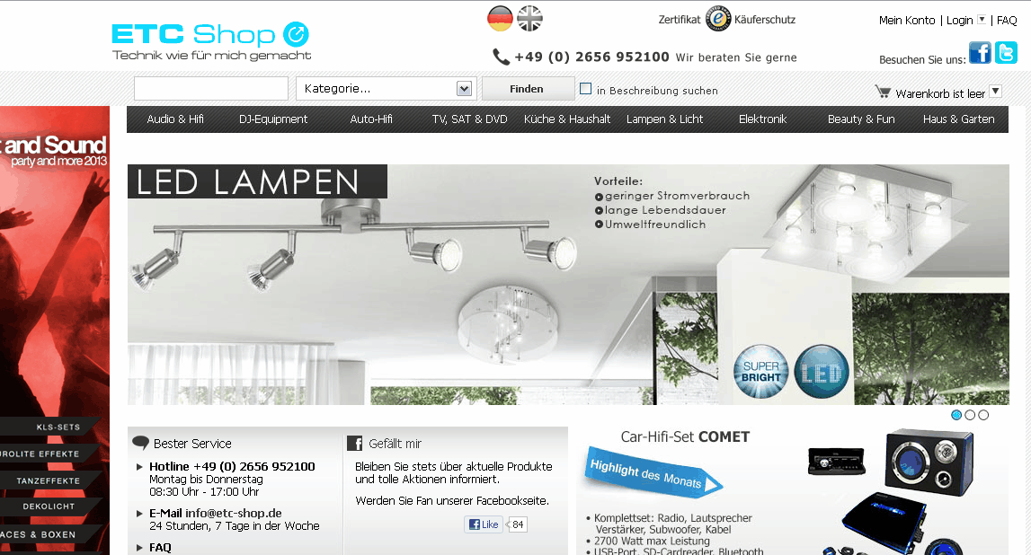 ETC Shop Screenshot
