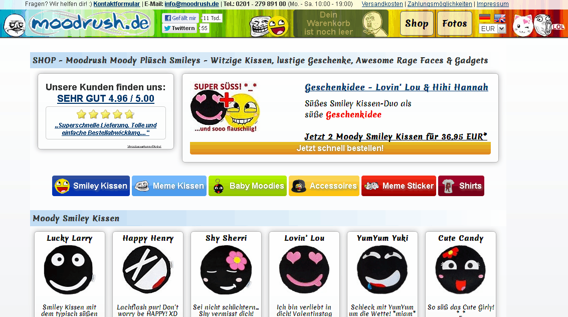 moodrush.de Screenshot