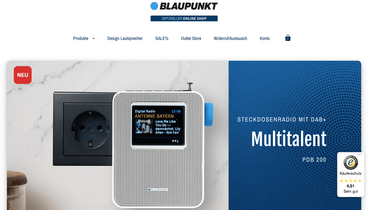 Blaupunkt Screenshot