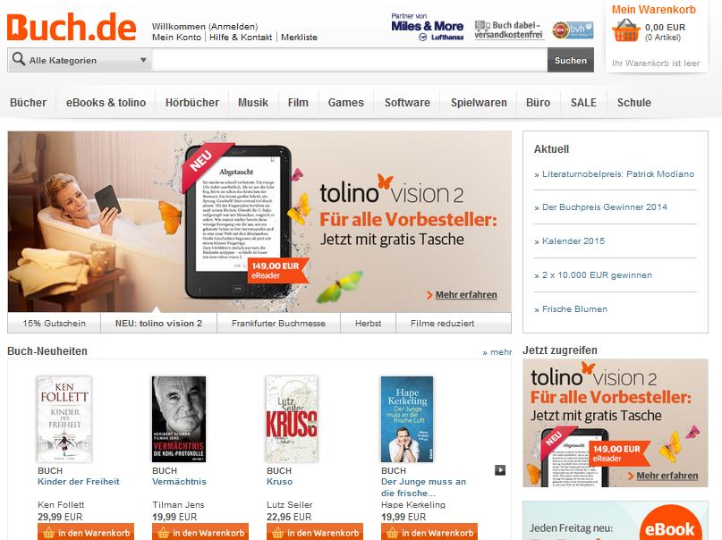 buch.de Screenshot
