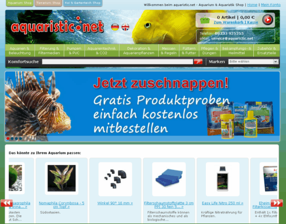 aquaristic.net Screenshot