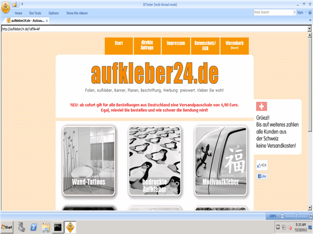 Foilshop.de Screenshot