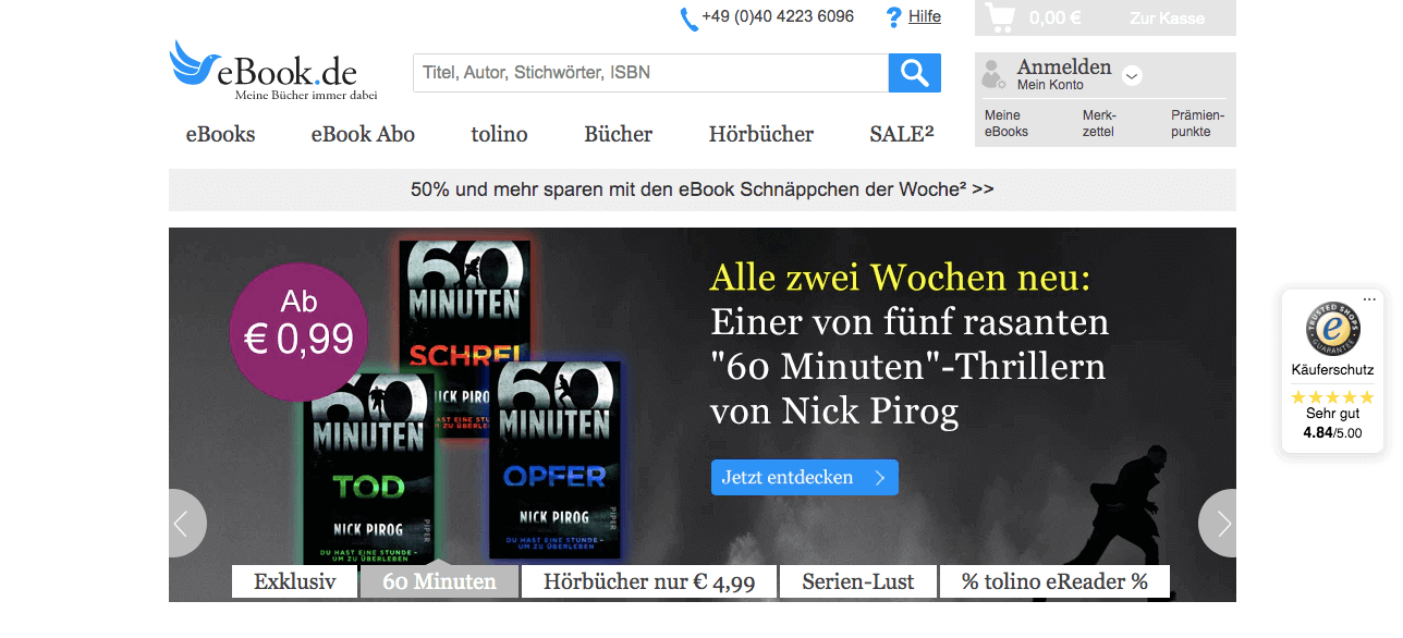 eBook.de Screenshot