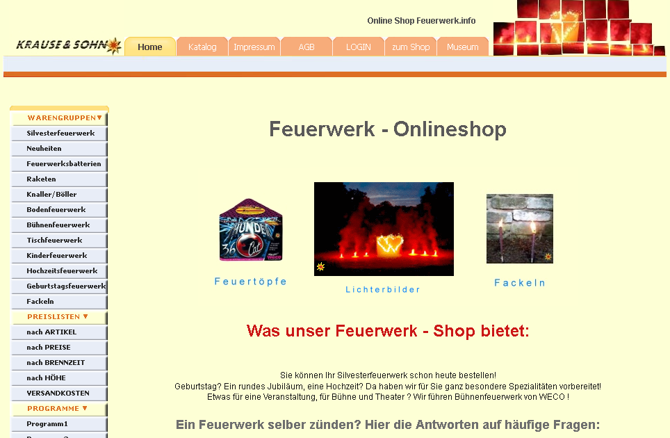 Feuerwerk & Karneval Screenshot