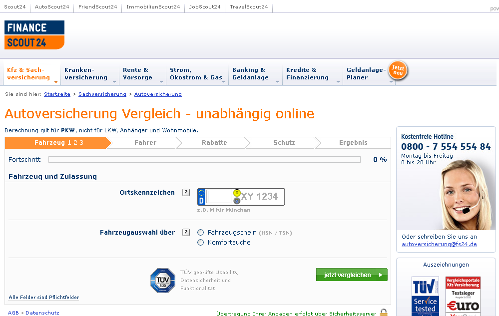 FinanceScout24 Screenshot