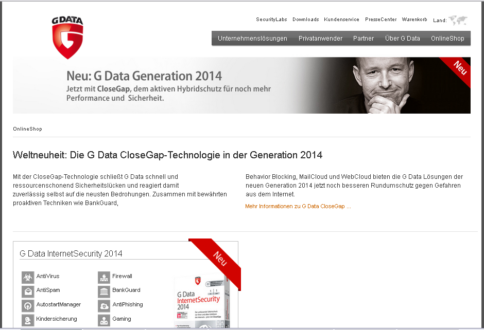 G Data Software AG Screenshot
