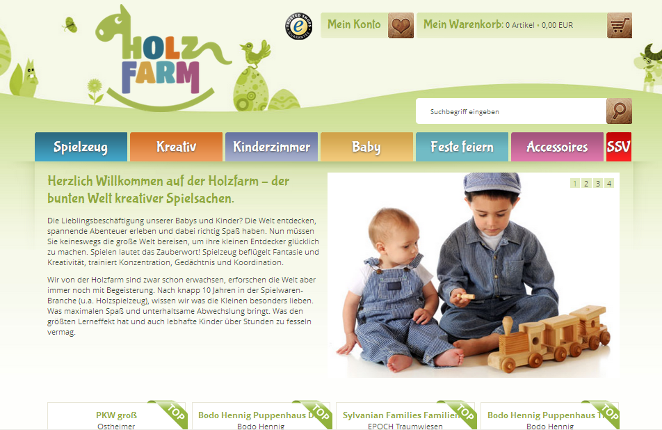 Holzfarm.de Screenshot