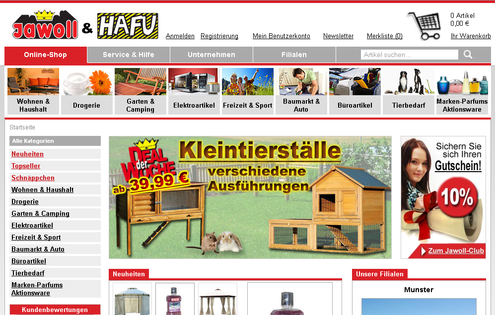 Jawoll.de Screenshot