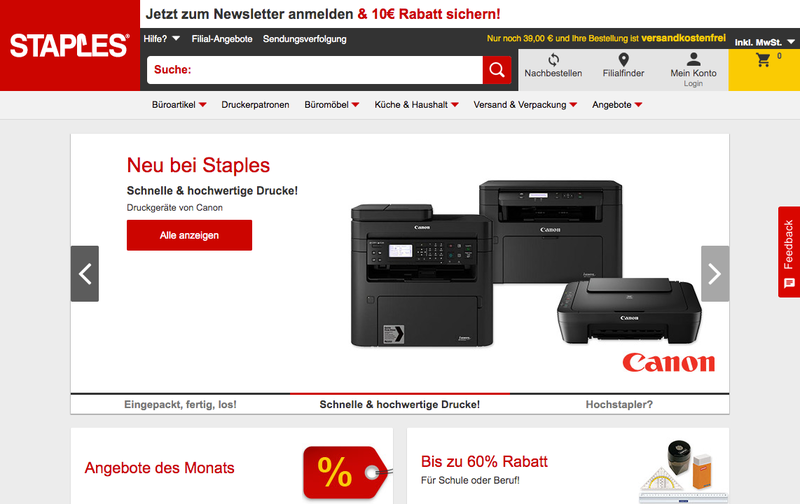 STAPLES Screenshot