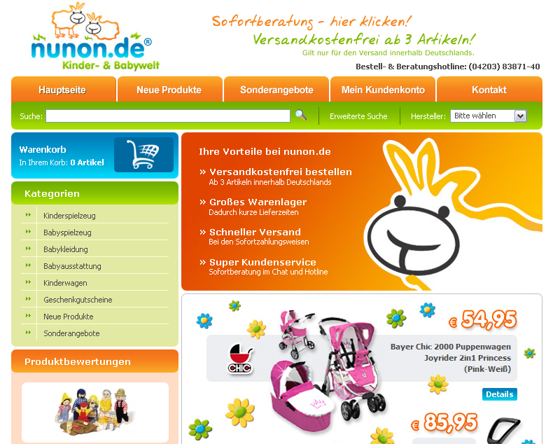 nunon.de Screenshot
