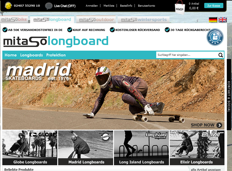 Mitaso-Longboard Screenshot