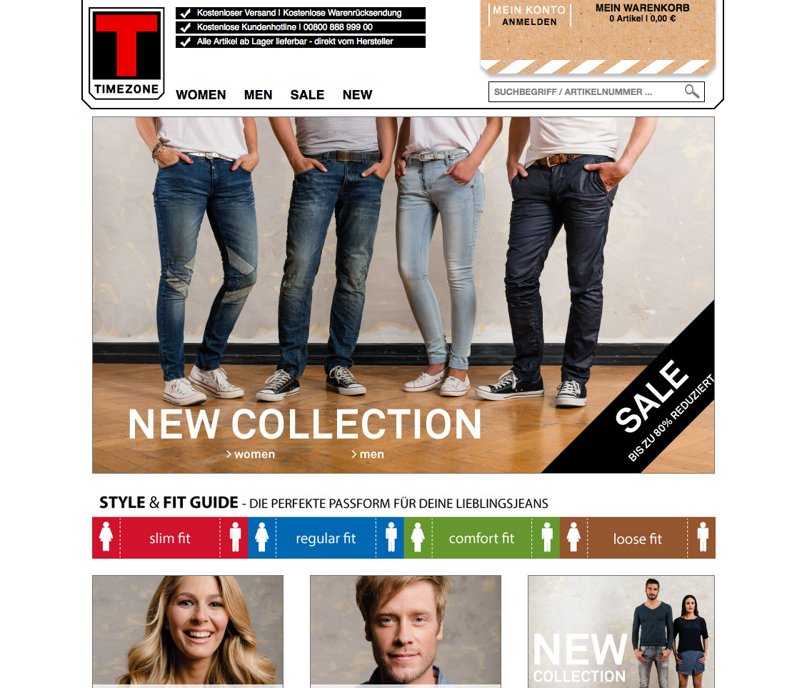 Timezone-Shop Screenshot