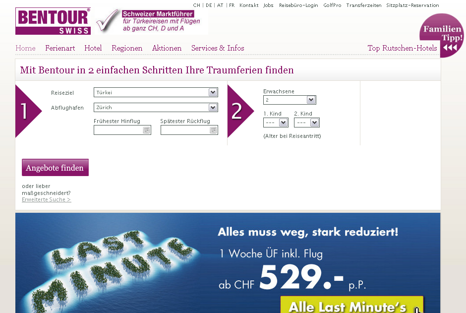 Bentour Swiss Screenshot